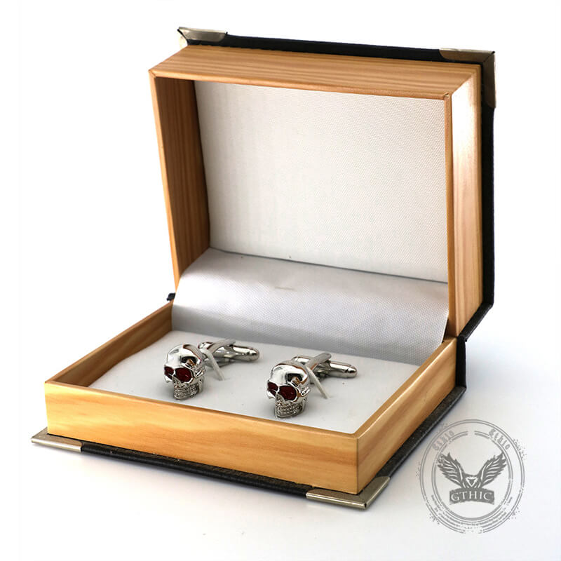 Pirata Con Cappello Gemelli In Ottone Con Teschio