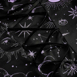 Gothic Retro Mystical Star Moon Bell-Sleeve Dress