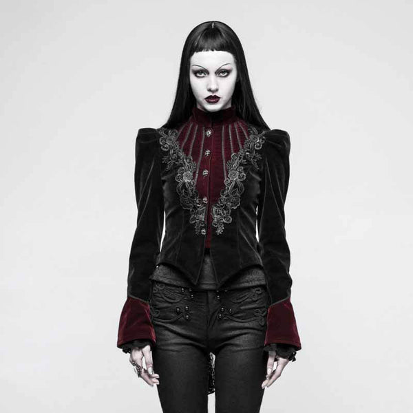 Gothic Scissor-tail Twill Velveteen Jacket – GTHIC