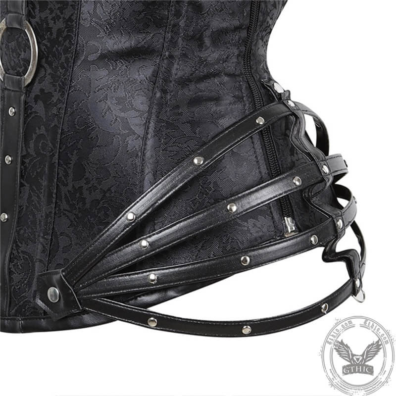 Court Gothic 11 Top Steel Side Corset Tight-Fitting Neck Zipper Women  Shapeware BOD Suit : : Clothing, Shoes & Accessories