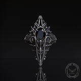 Gothic Skeleton Treasure Sterling Silver Ring | Gthic.com