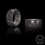 Till Death Do Us Part Sterling Silver Couple Ring