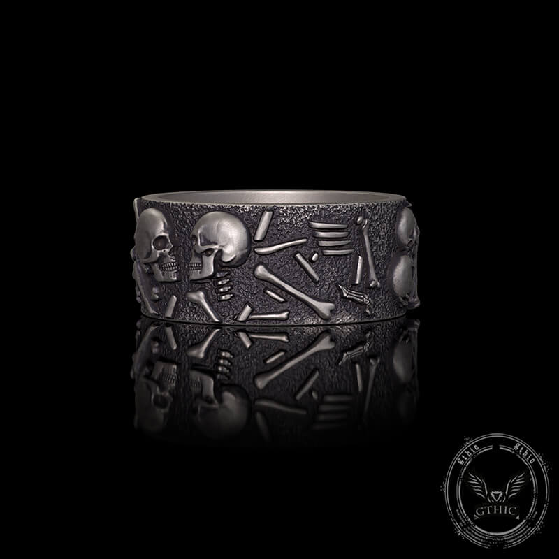 Till Death Do Us Part Sterling Silver Couple Ring