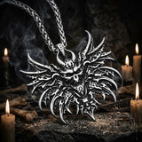 Gothic Skull Demon Stainless Steel Pendant