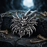 Gothic Skull Demon Stainless Steel Pendant | Gthic.com