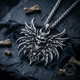 Gothic Skull Demon Stainless Steel Pendant