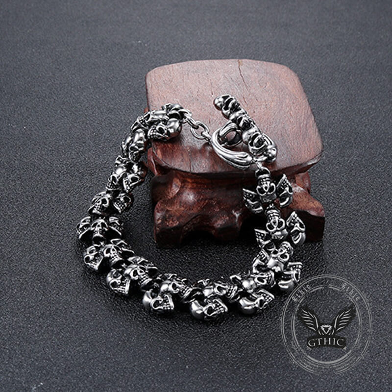 Gothic Skull Domineering Stainless Steel Bracelet