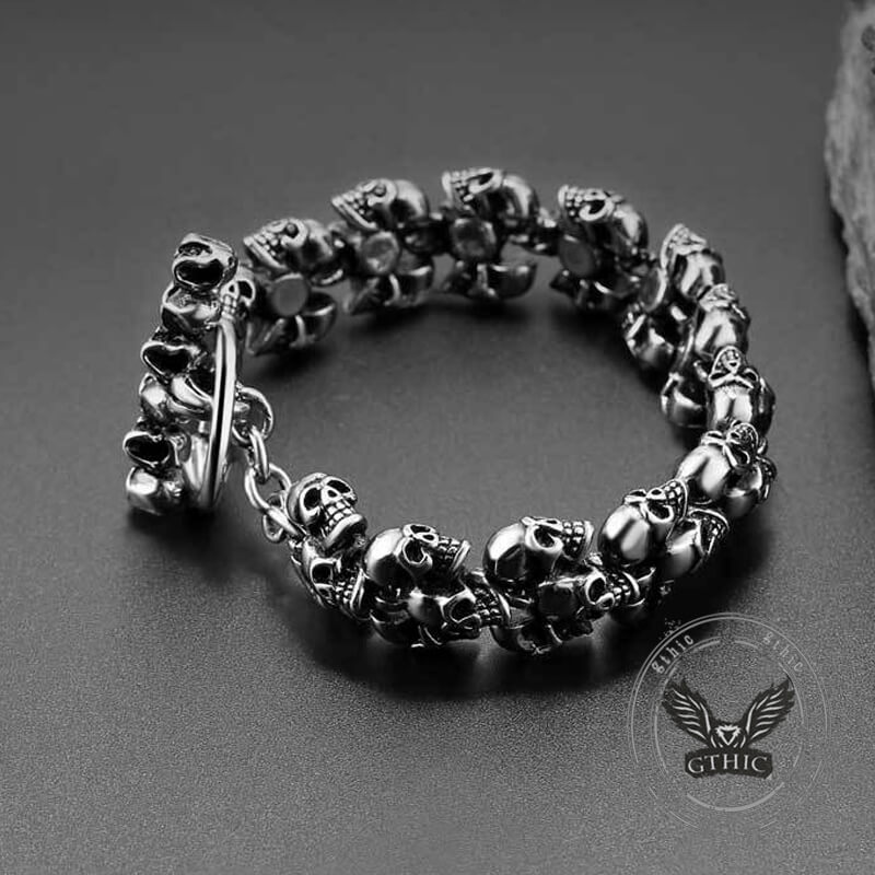 Gothic Skull Domineering Stainless Steel Bracelet