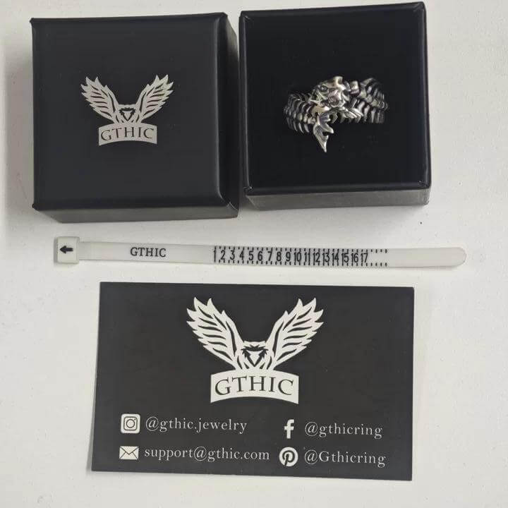 1936 Pirate Skull Sailboat Eagle Sterling Silver Ring