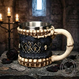 Gothic Skull Hand Stainless Steel Beer Mug | Gthic.com