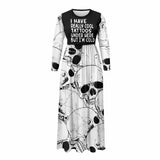 Gothic Skull I Have Really Cool Tattoos Pocket Dress