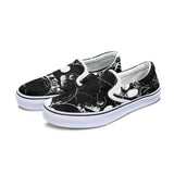 Gothic Skull Print Casual Sports Canvas Shoes 02 | Gthic.com