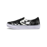 Gothic Skull Print Casual Sports Canvas Shoes