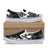 Gothic Skull Print Casual Sports Canvas Shoes 02 | Gthic.com