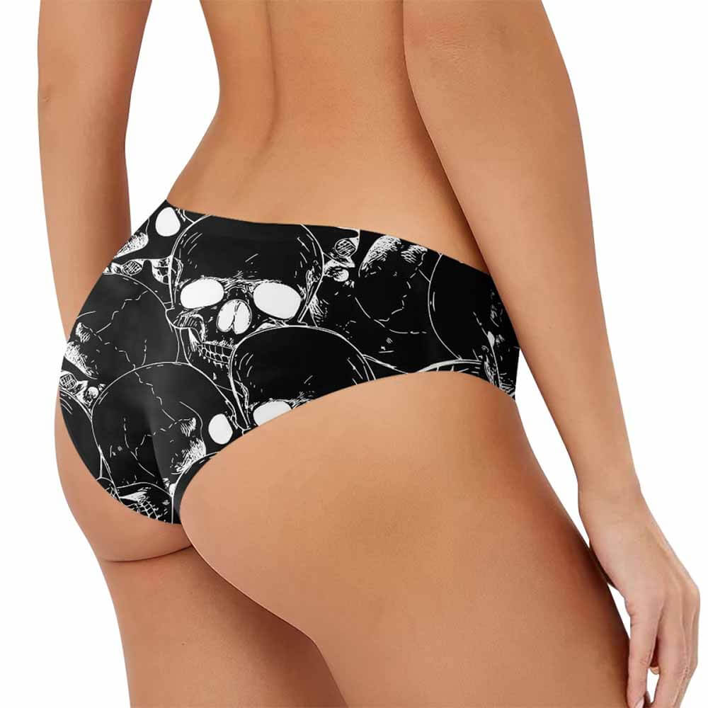 Gothic Skull Print Women's Brief 02 | Gthic.com