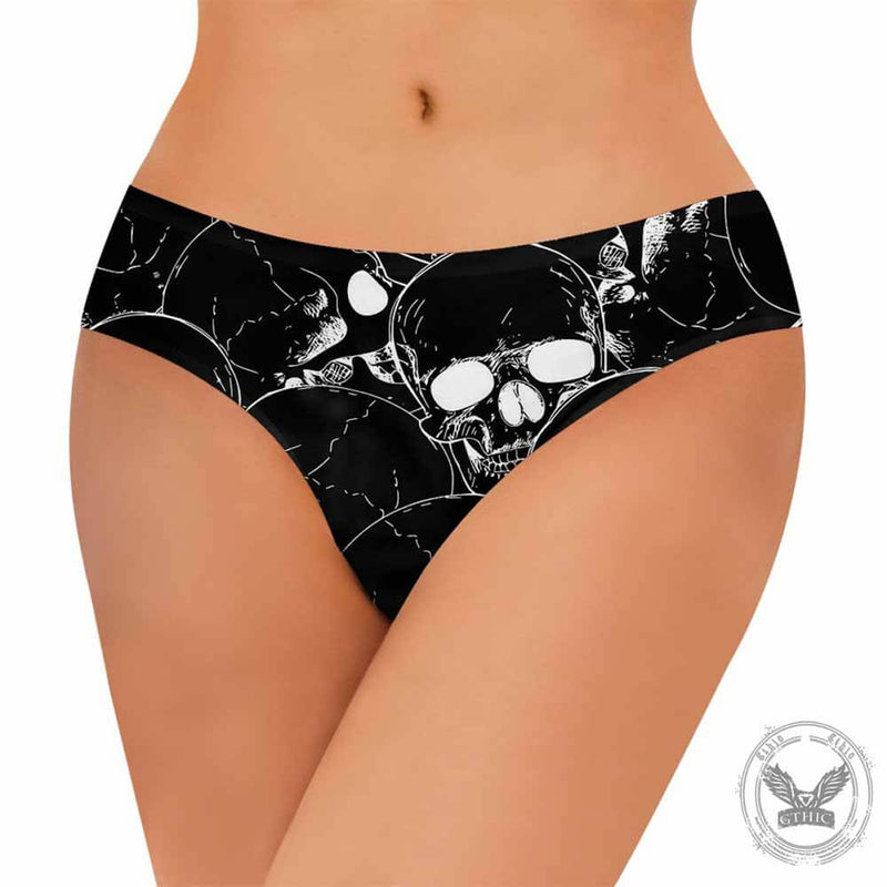 Gothic Skull Print Women's Brief 01 | Gthic.com