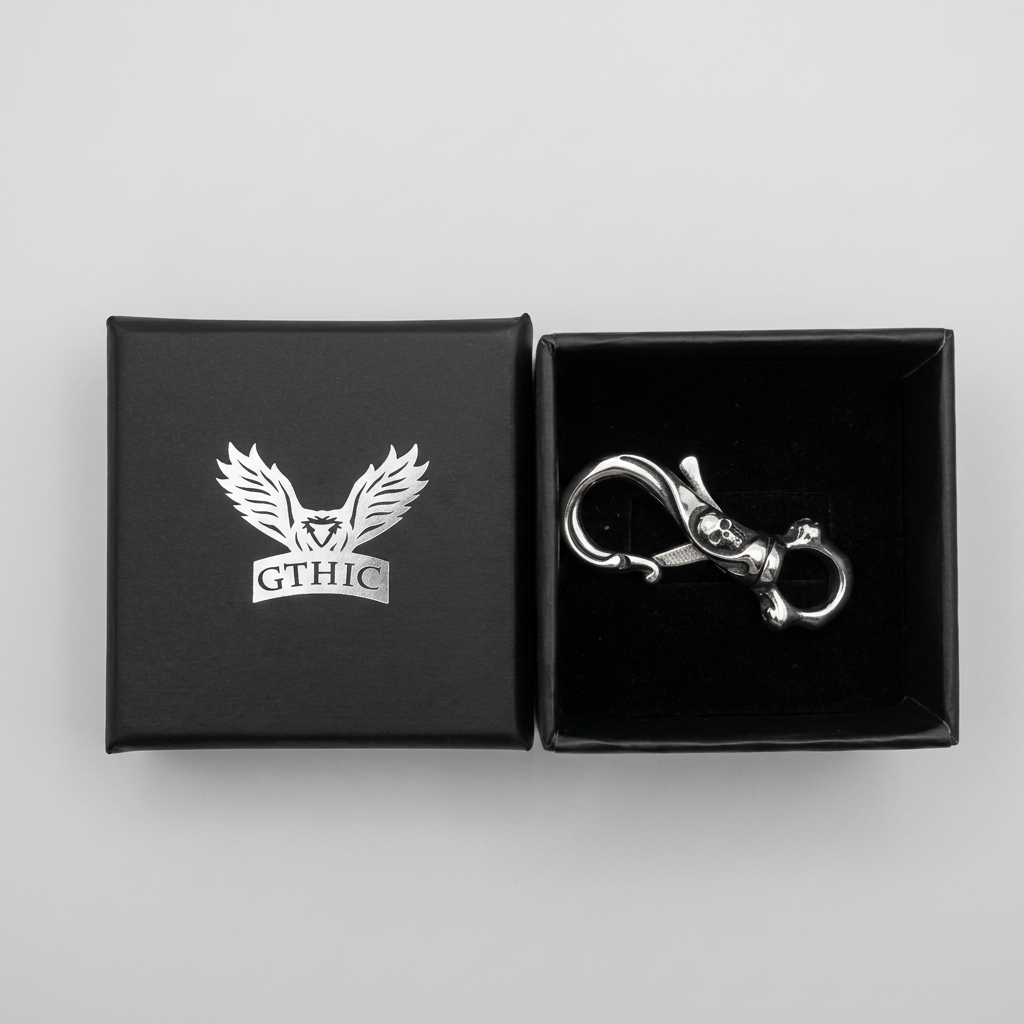 GTHIC Gothic Skull Stainless Steel Clasps
