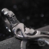 Gothic Skull Stainless Steel Keychain