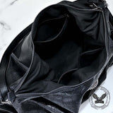 Gothic Skull Studded PU Leather Crossbody Shoulder Bag