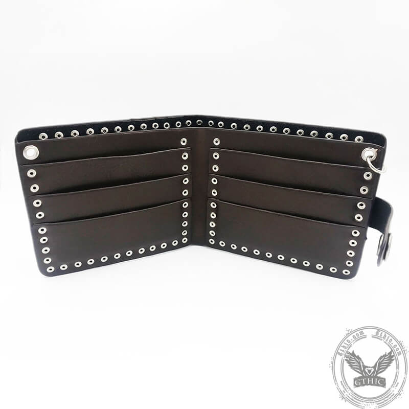 Gothic Skull Sword PU Leather Wallet