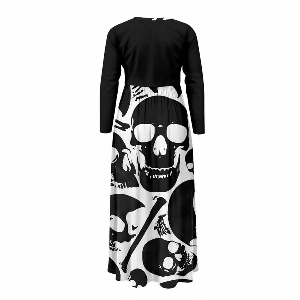 Gothic Skull Tattoos And Tacos Pocket Dress