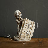 Gothic Spider-Man Skull Resin Vase & Pen Holder