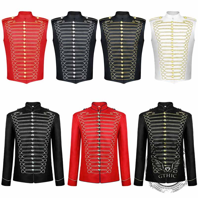 Gothic Steampunk Vintage Halloween Drummer Costume 01 | Gthic.com