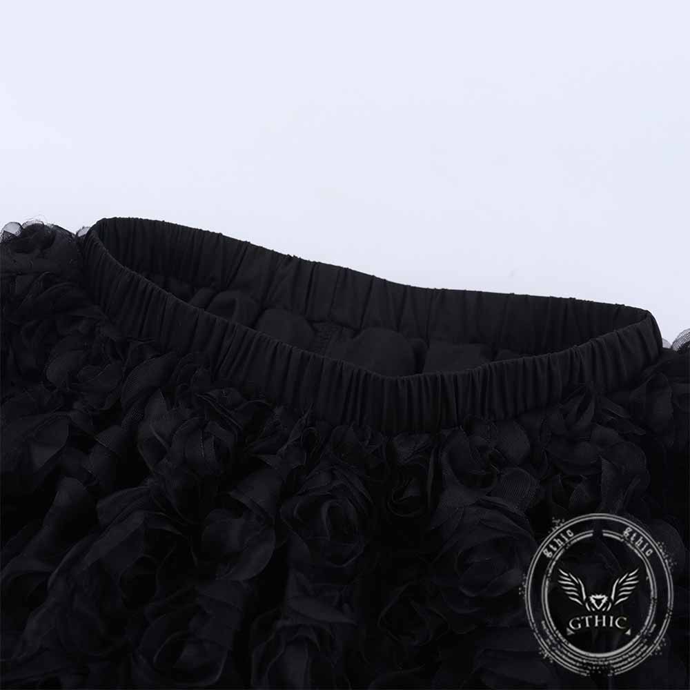 Gothic Street Lace-Up Corset Top Mini Skirt Set