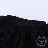 Gothic Street Lace-Up Corset Top Mini Skirt Set