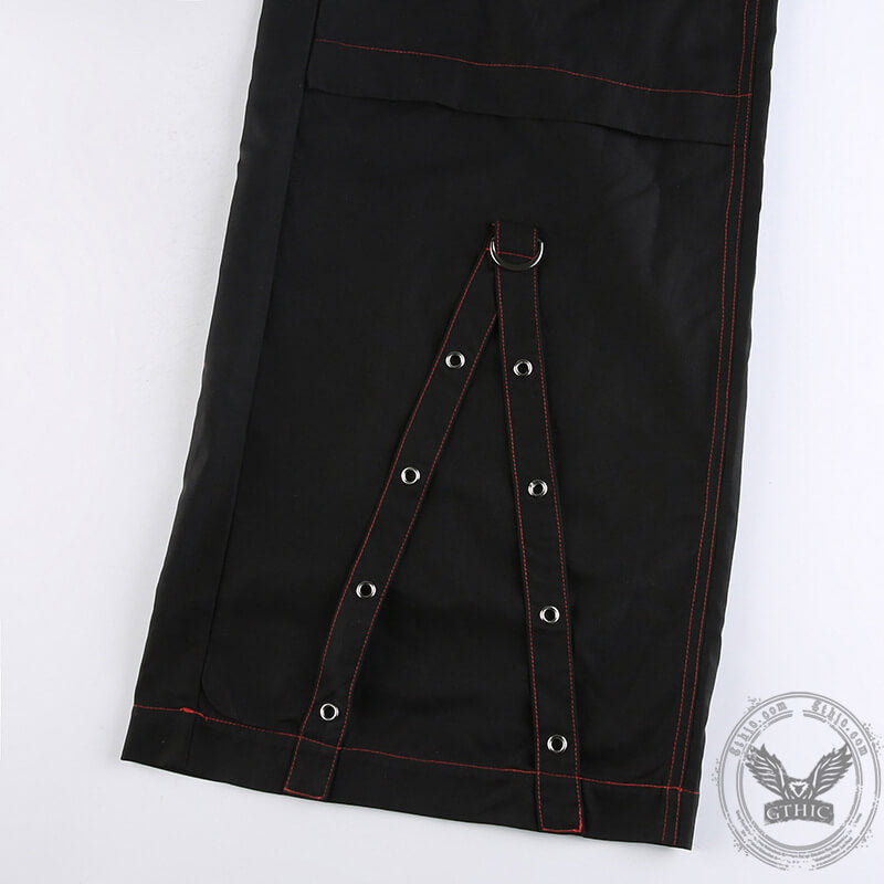 Chain Design Polyester Cargo Pants – GTHIC