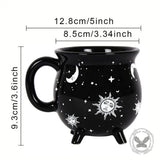 Gothic Sun And Moon Witch Ceramic Mug