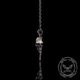 Gothic Thorn Broken Skull Sterling Silver Pendant 03 | Gthic.com