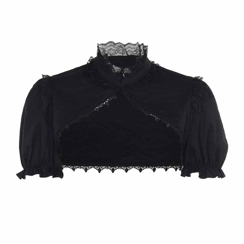 Gothic Two-Tone Jacquard Cover-Up Slip Dress Set