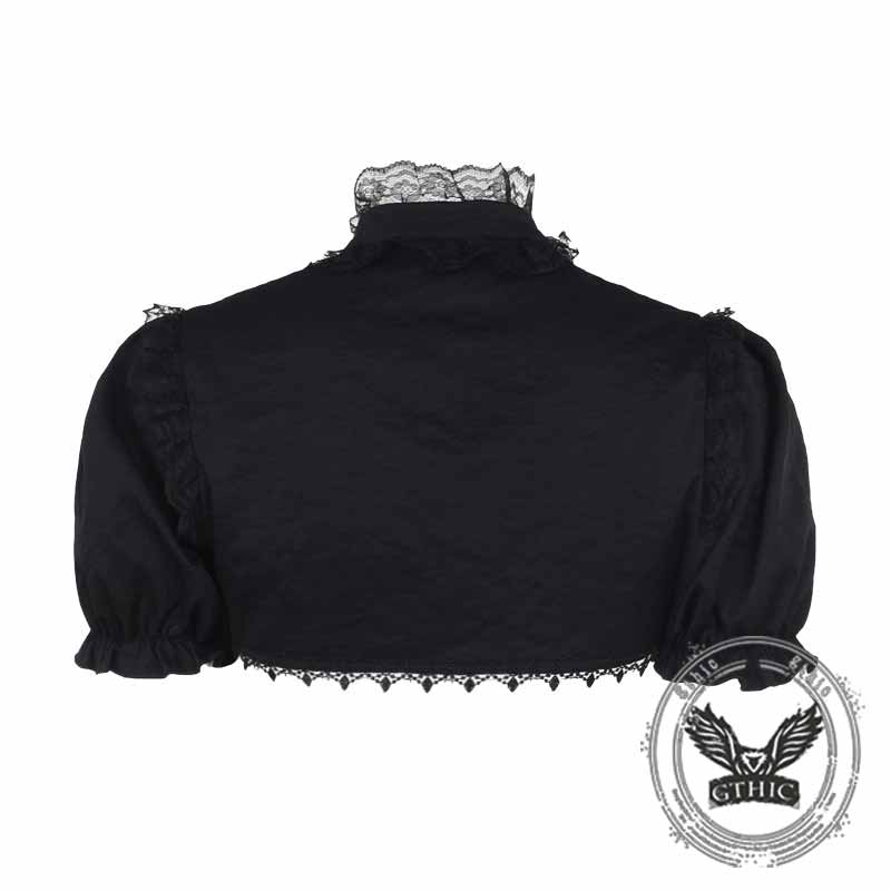 Gothic Two-Tone Jacquard Cover-Up Slip Dress Set