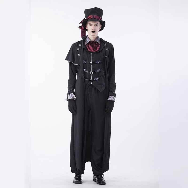 Gothic Vampire Couple Cosplay Halloween Costumes