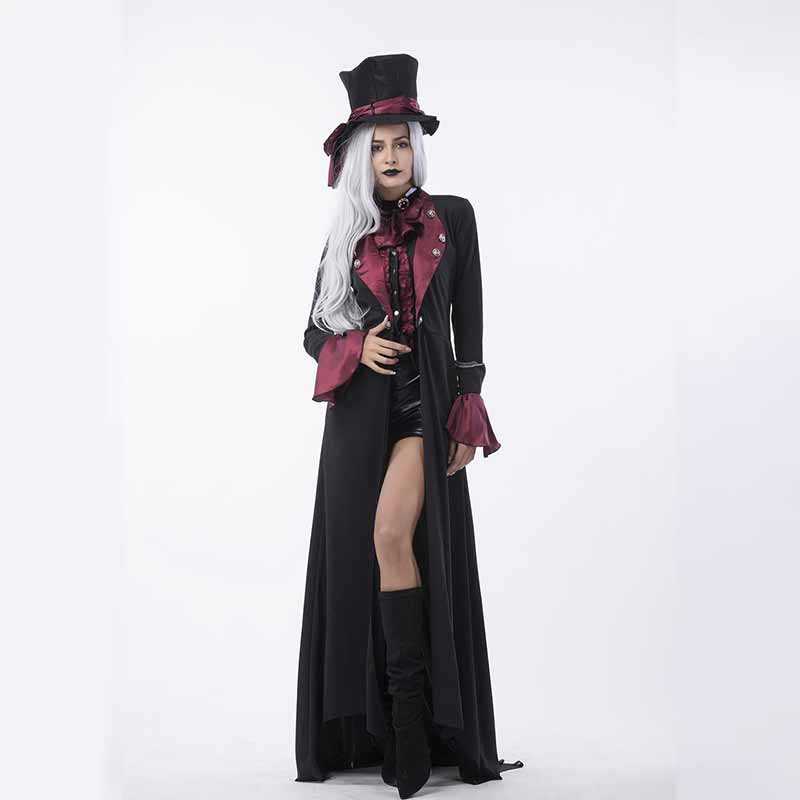 Gothic Vampire Couple Black Cosplay Halloween Costumes GTHIC gothic-vampire-couple-black-cosplay-halloween-costumes-gthic