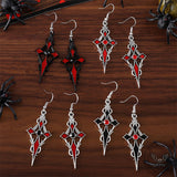 Gothic Vampire Cross Alloy Earrings | Gthic.com