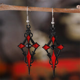 Gothic Vampire Cross Alloy Earrings | Gthic.com