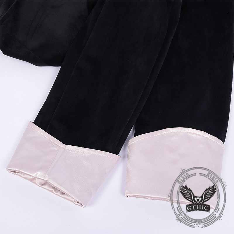 Gothic Victorian Button Lapel Tuxedo Costume