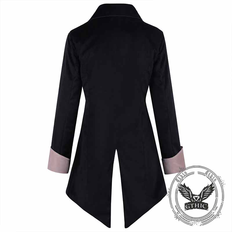 Gothic Victorian Button Lapel Tuxedo Costume
