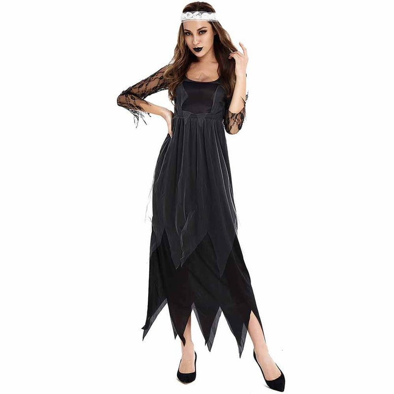 Gothic Witch Irregular Broken Dress | Gthic.com