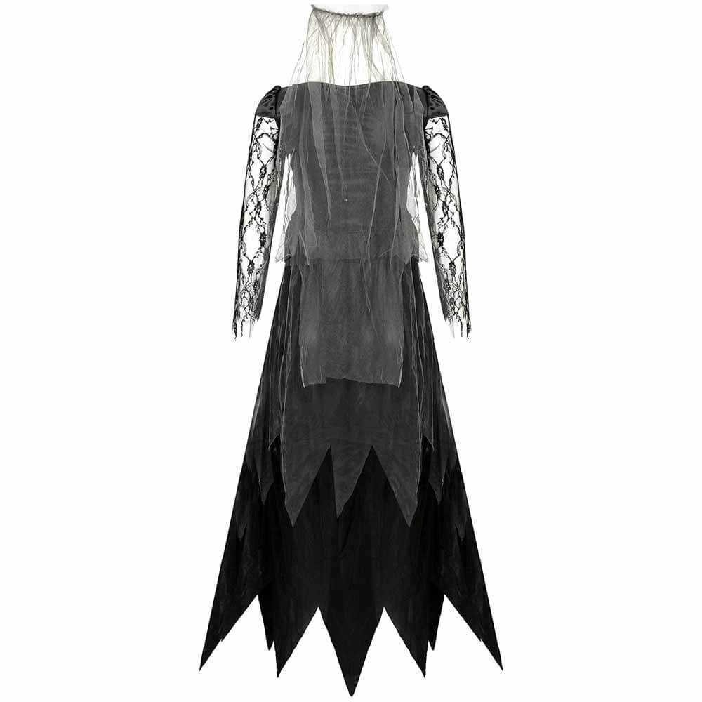 Gothic Witch Irregular Broken Dress | Gthic.com