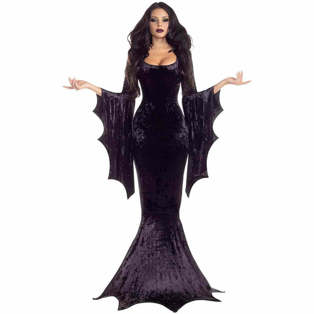 Gothic Witch Vampire Polyester Dress01/Gthic.com