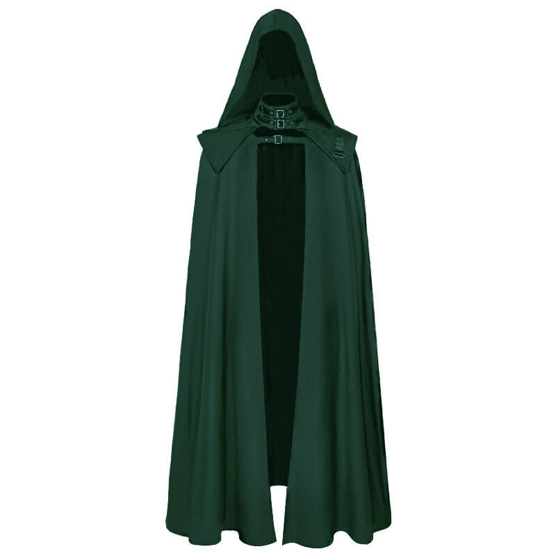 Gothic Wizard Assassin Hooded Cloak