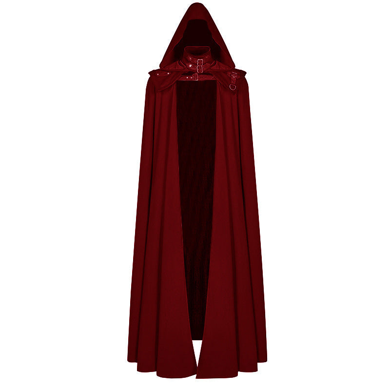 Gothic Wizard Assassin Hooded Cloak