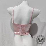 Gothic Y2K Strappy Cross Pattern Slim-Fit Camisole