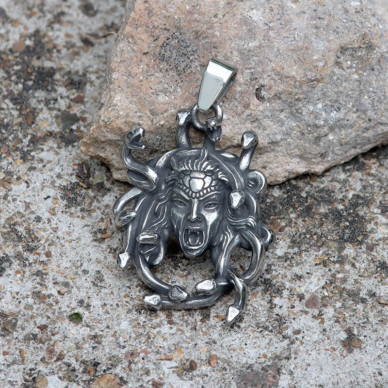 Greek Gorgon Medusa Stainless Steel Pendant | Gthic.com