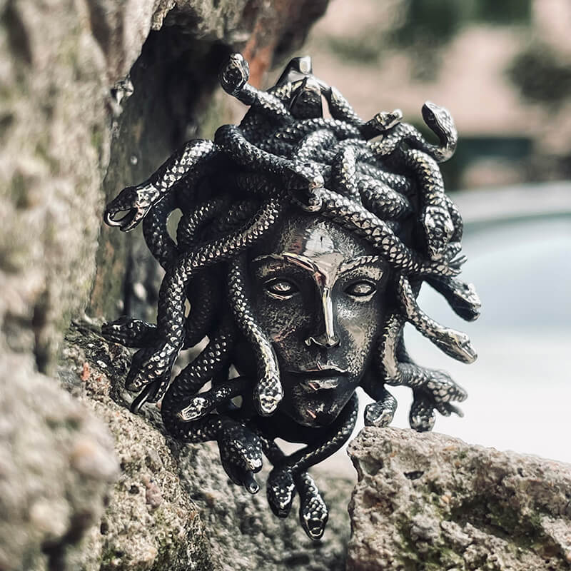 Greek Medusa Stainless Steel Pendant | Gthic.com