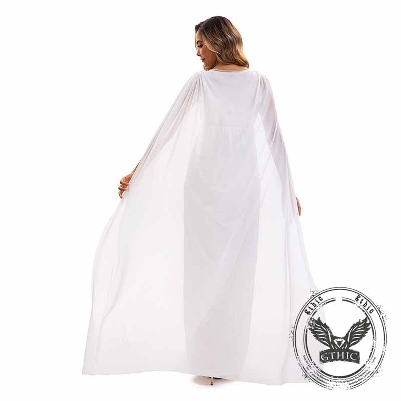 Greek Mythology Goddess White Halloween Costume
