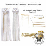 Greek Mythology Goddess White Halloween Costume